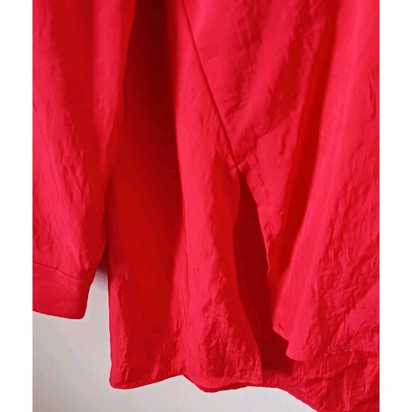 Rag & Bone Womens Debbie Long Sleeve Faux Wrap High Low Top Size L - Picture 6 of 11